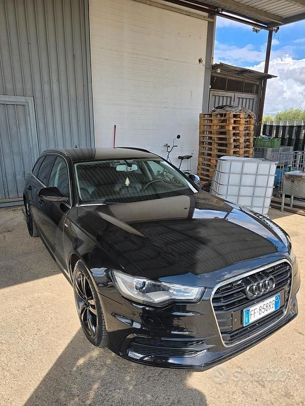 Nero Usata 2014 Audi A6 S-Line Station wagon | 11.499 € (Buon prezzo) - Immagine 1/4