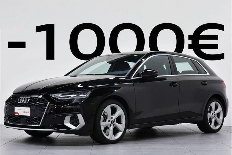 Usata Audi A3 Sportback e-tron Advanced 150 CV (110 kW) 2020 Nero Utilitaria