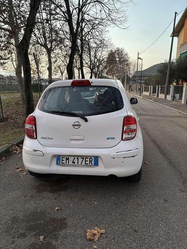 Usata Nissan Micra 79 CV (58 kW) 2012 Bianco Berlina