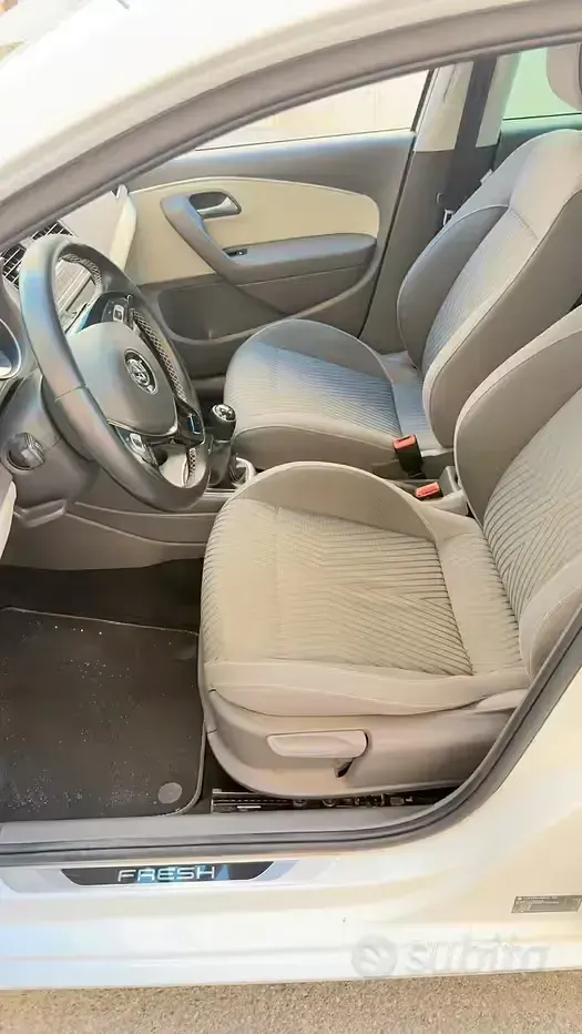 Usata VW Polo 90 CV (66 kW) 2015 Bianco Berlina