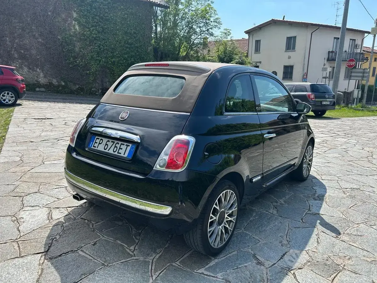 Usata Fiat 500C Rock 69 CV (50 kW) 2013 Nero Cabrio