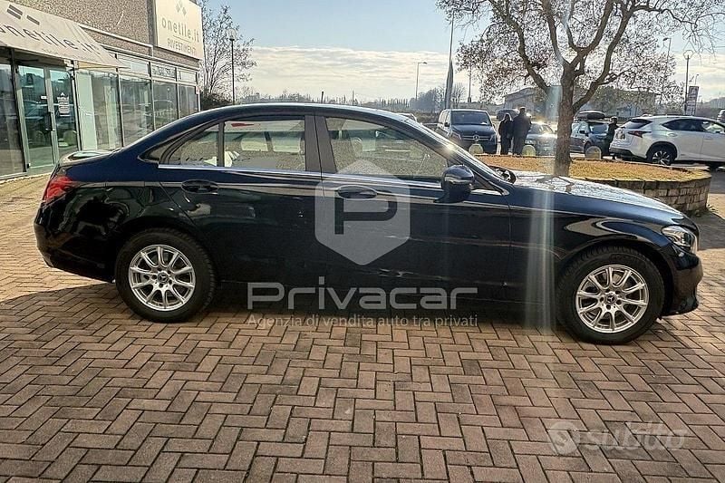 Usata Mercedes C200 Executive 160 CV (117 kW) 2019 Nero Berlina