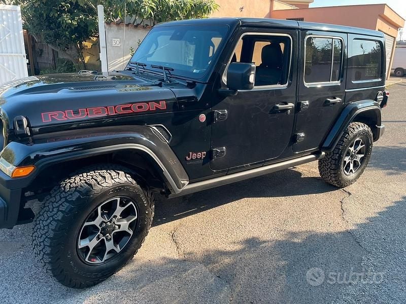 Usata Jeep Wrangler Rubicon 272 CV (200 kW) 2022 Nero SUV
