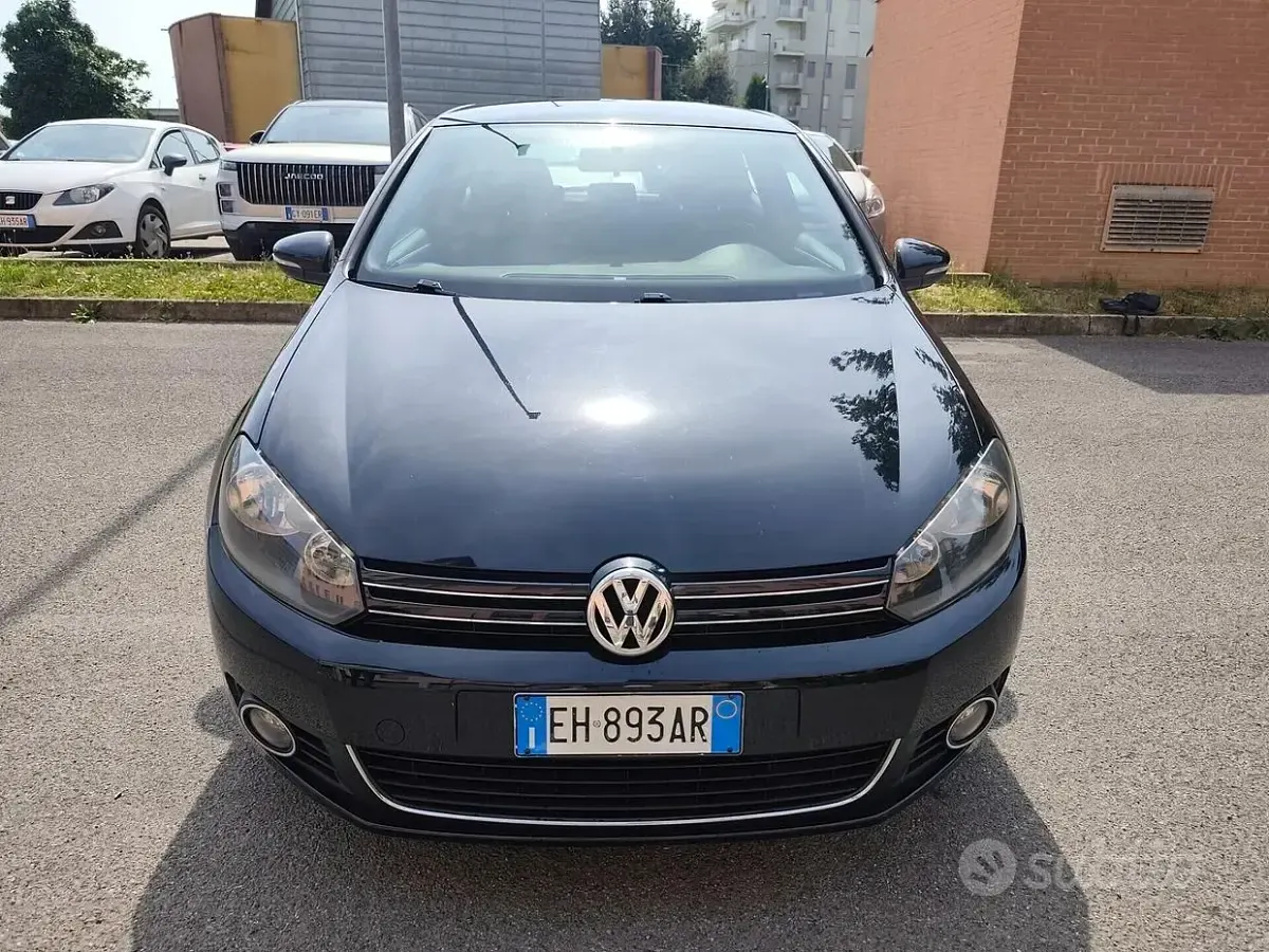 Usata VW Golf VI Highline 122 CV (89 kW) 2011 Nero Utilitaria