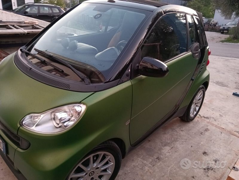 Usata Smart ForTwo Cabrio 84 CV (61 kW) 2007 Verde Cabrio