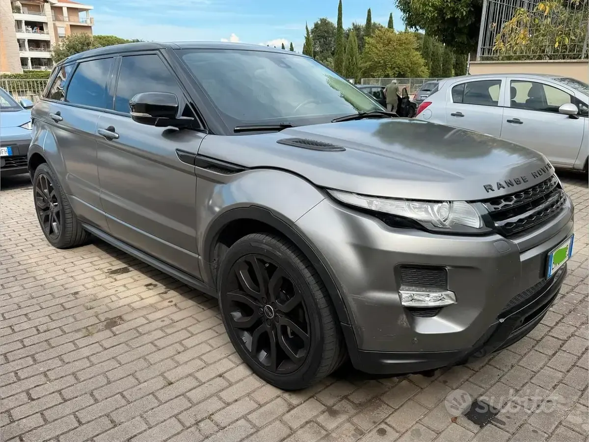 Usata Land Rover Range Rover evoque Dynamic 190 CV (139 kW) 2012 Grigio SUV
