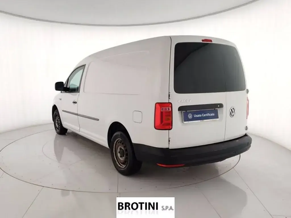 Usata VW Caddy Comfortline 102 CV (75 kW) 2018 Bianco pastello Monovolume