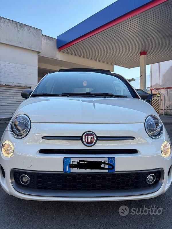 Usata Fiat 500 69 CV (50 kW) 2019 Bianco Cabrio