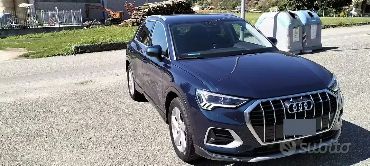 Usata Audi Q3 Advanced 150 CV (110 kW) 2019 Bluazzurro SUV