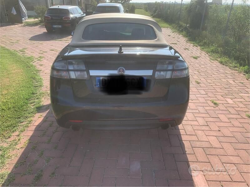 Usata Saab 9-3 Cabriolet 150 CV (110 kW) 2009 Nero Cabrio