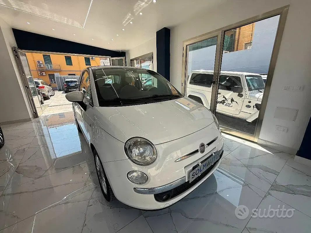 Usata Fiat 500 Lounge 95 CV (69 kW) 2010 Bianco Berlina