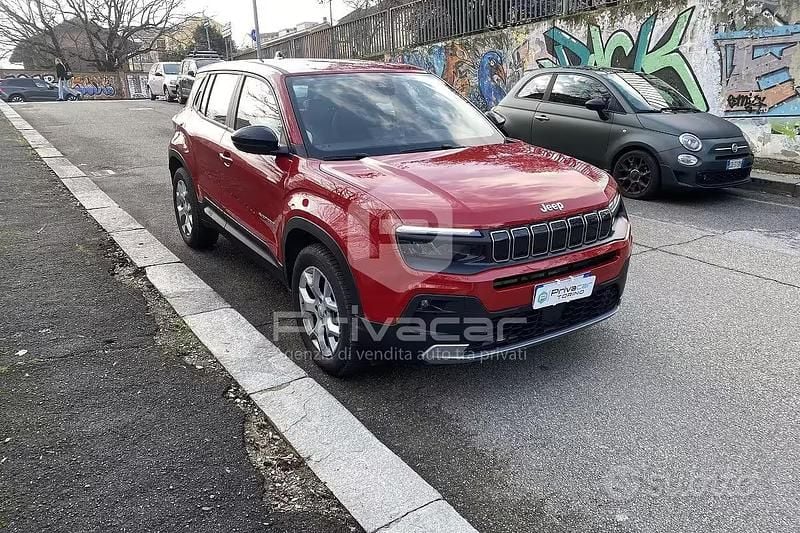 Usata Jeep Avenger Altitude 101 CV (74 kW) 2025 Rosso SUV