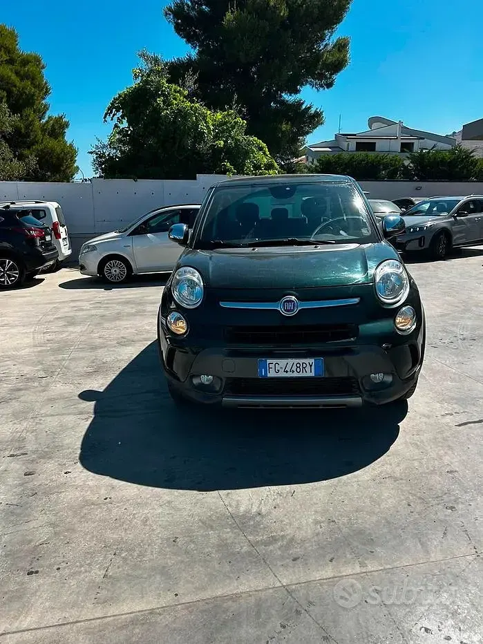 Usata Fiat 500L Trekking 95 CV (69 kW) 2017 Verde Monovolume