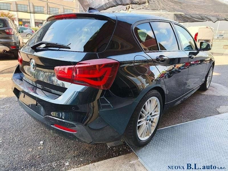 Usata BMW 116 M Sport 110 CV (80 kW) 2019 Nero Utilitaria