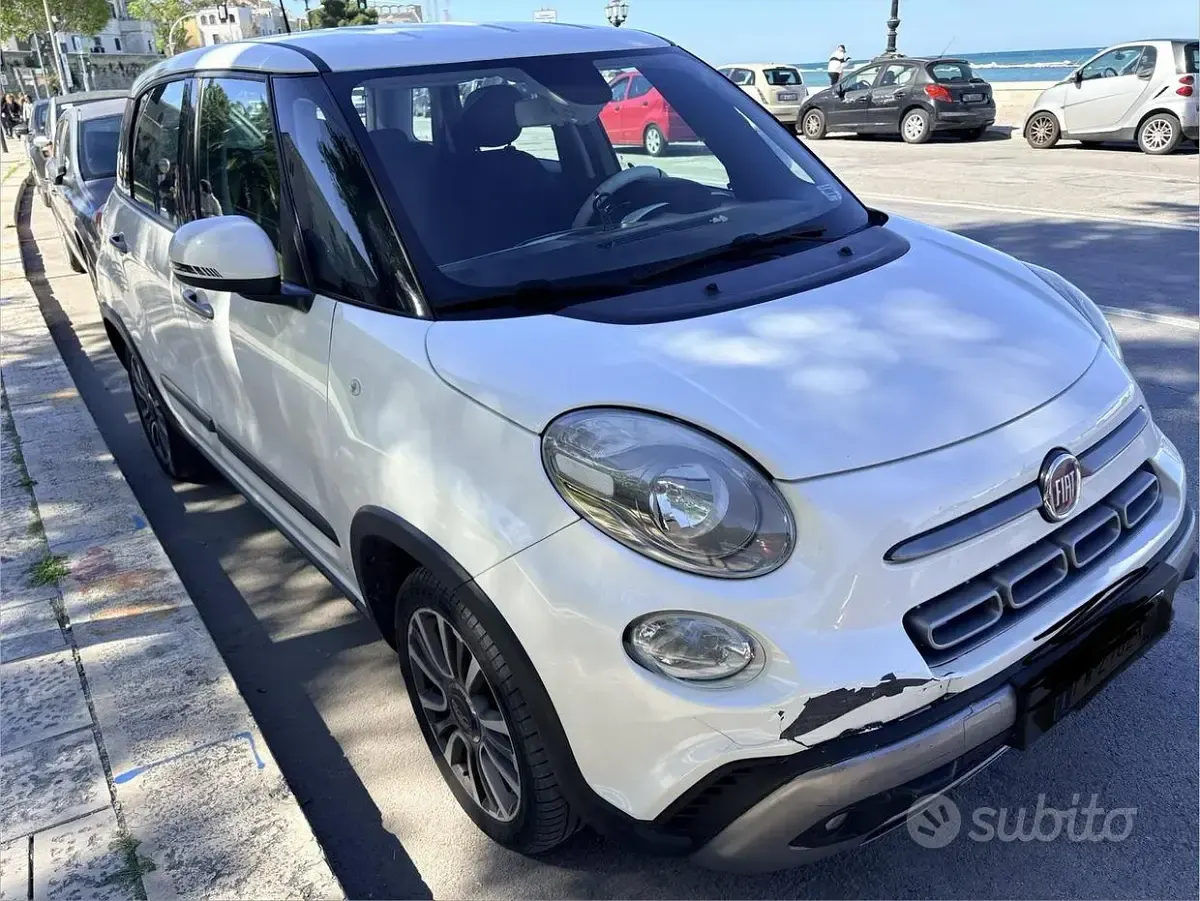 Usata Fiat 500L Cross 95 CV (69 kW) 2019 Bianco Monovolume