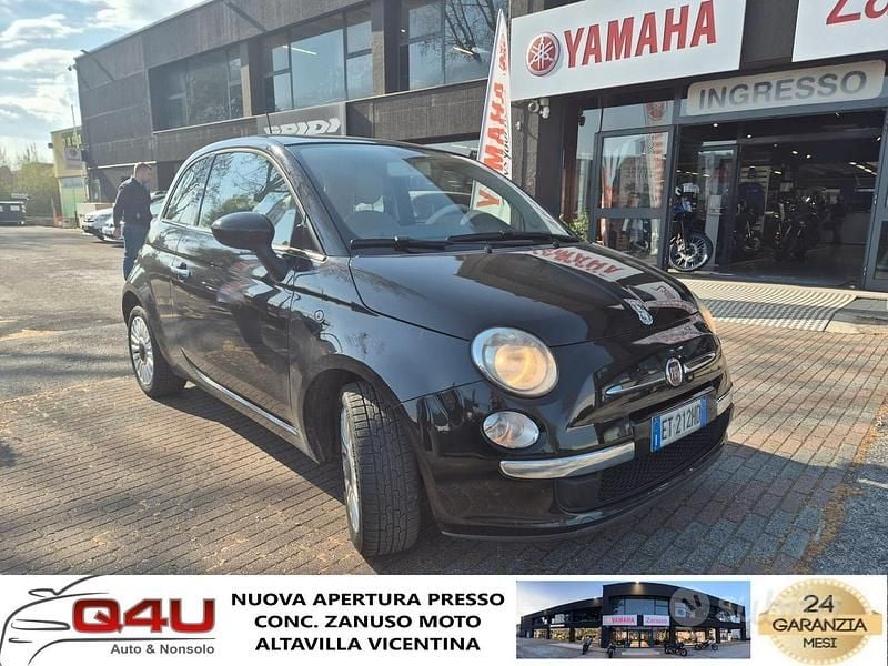 Usata Fiat 500 Lounge 69 CV (50 kW) 2013 Nero Utilitaria