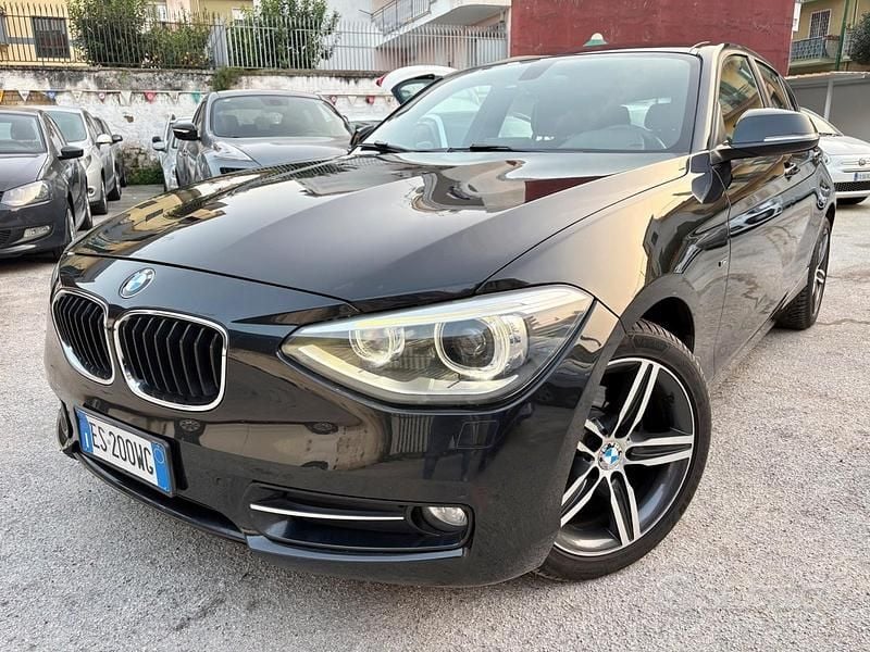 Usata BMW 118 Sport Line 143 CV (105 kW) 2012 Nero Utilitaria