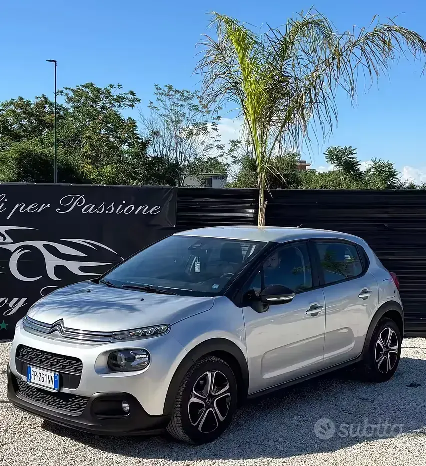 Usata Citroën C3 PureTech 82 CV (60 kW) 2019 Grigio Utilitaria