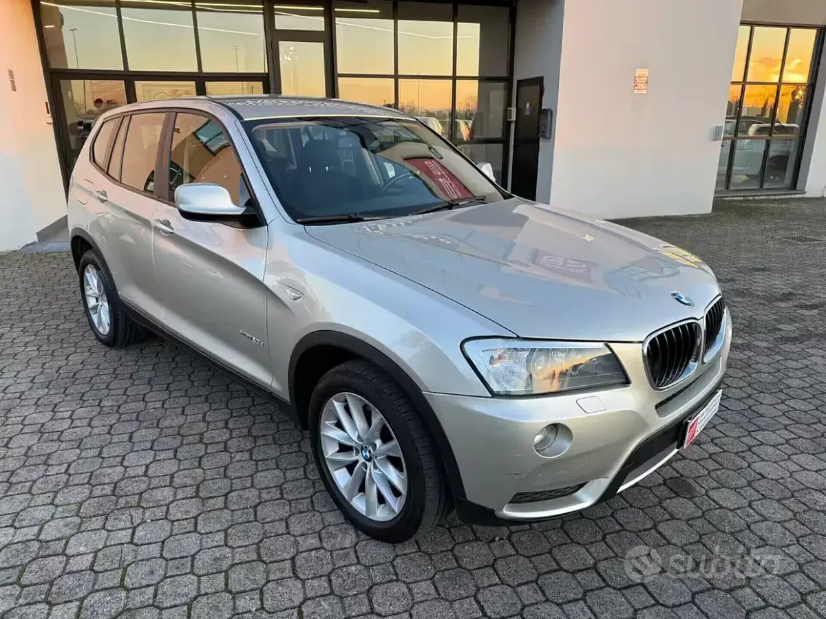 Usata BMW X3 Efficient Dynamics 184 CV (135 kW) 2014 Grigio SUV