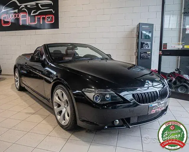 Usata BMW 630 Cabriolet 258 CV (189 kW) 2007 Nero Cabrio