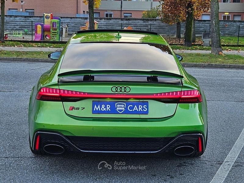 Usata Audi RS7 Sportback Ambiente 600 CV (441 kW) 2022 Verde Utilitaria