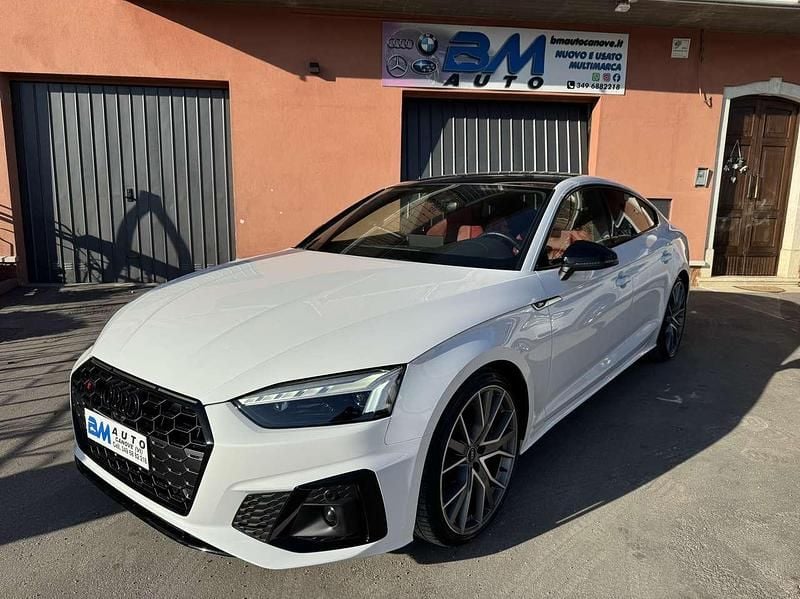 Bianco Usata 2022 Audi S5 Sportback Utilitaria | 46.999 € (Buon prezzo) - Immagine 1/4