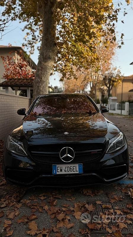 Usata Mercedes C220 Premium 170 CV (125 kW) 2014 Nero Berlina