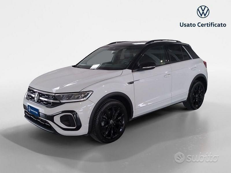 Bianco Usata 2022 VW T-Roc R-line SUV | 26.500 € (Cara) - Immagine 1/4