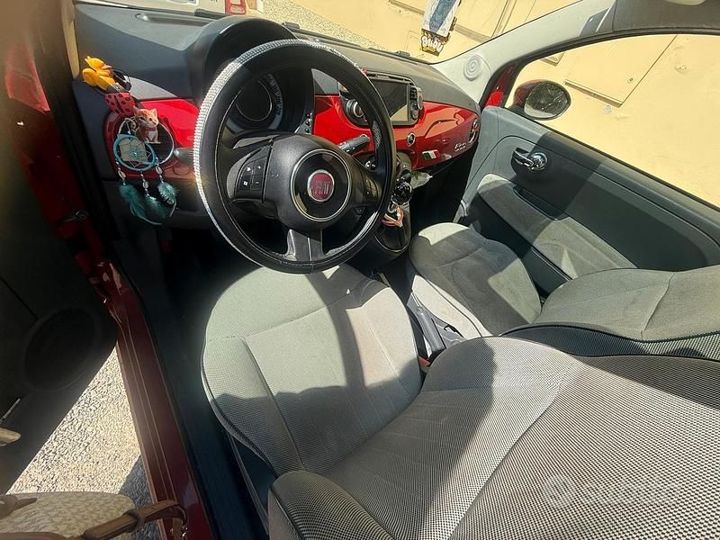 Usata Fiat 500 75 CV (55 kW) 2007 Rosso Berlina