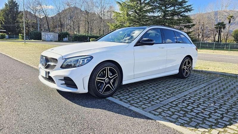 Usata Mercedes C220 Premium 194 CV (142 kW) 2018 Bianco Station wagon