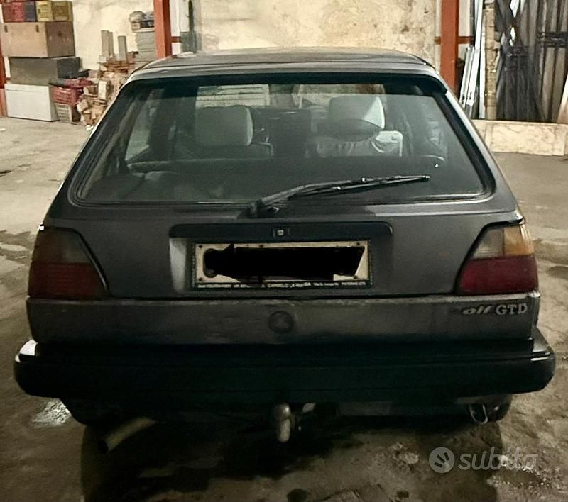 Usata VW Golf II GTD 69 CV (50 kW) 1987 Nero Utilitaria