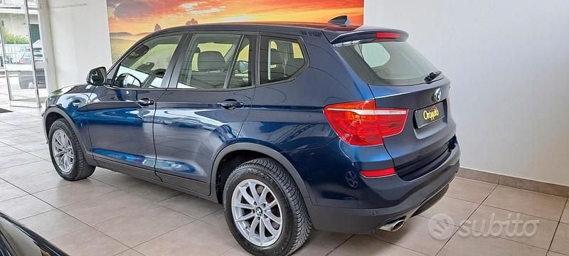Usata BMW X3 190 CV (139 kW) 2014 Blu SUV