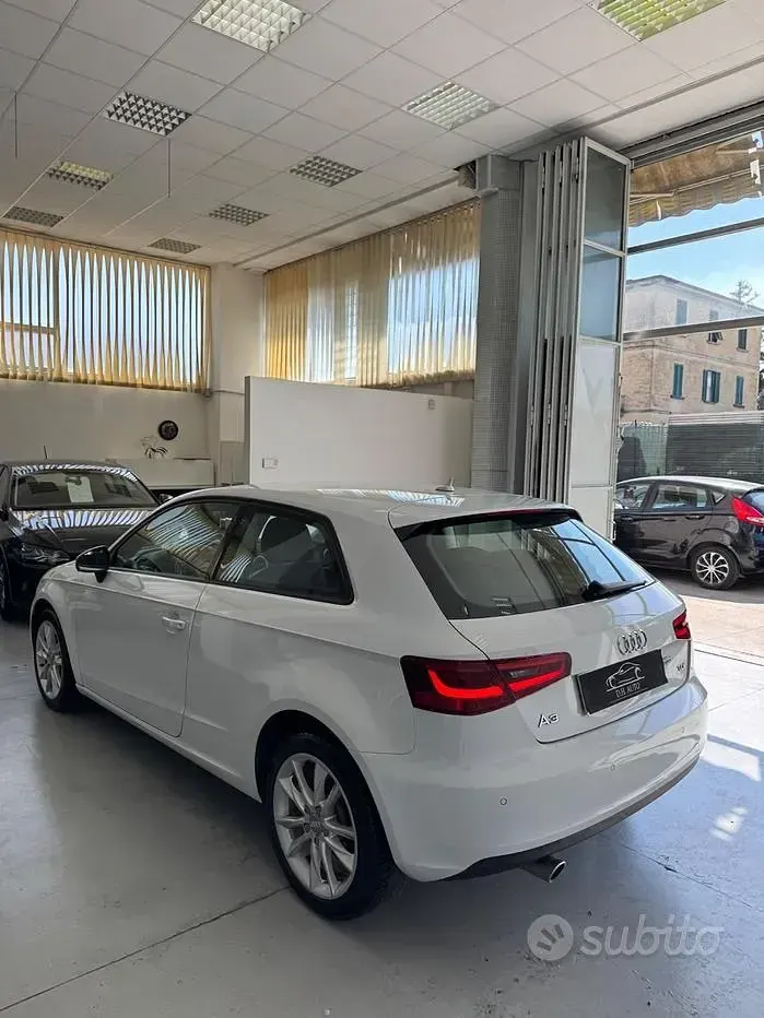 Usata Audi A3 Ambition 110 CV (80 kW) 2015 Bianco Berlina