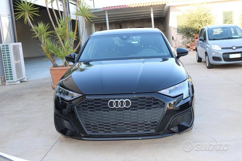 Usata Audi A3 Advanced 150 CV (110 kW) 2022 Nero Berlina