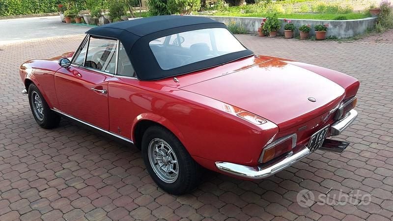 Usata Fiat 124 Spider 1970 Rosso Cabrio