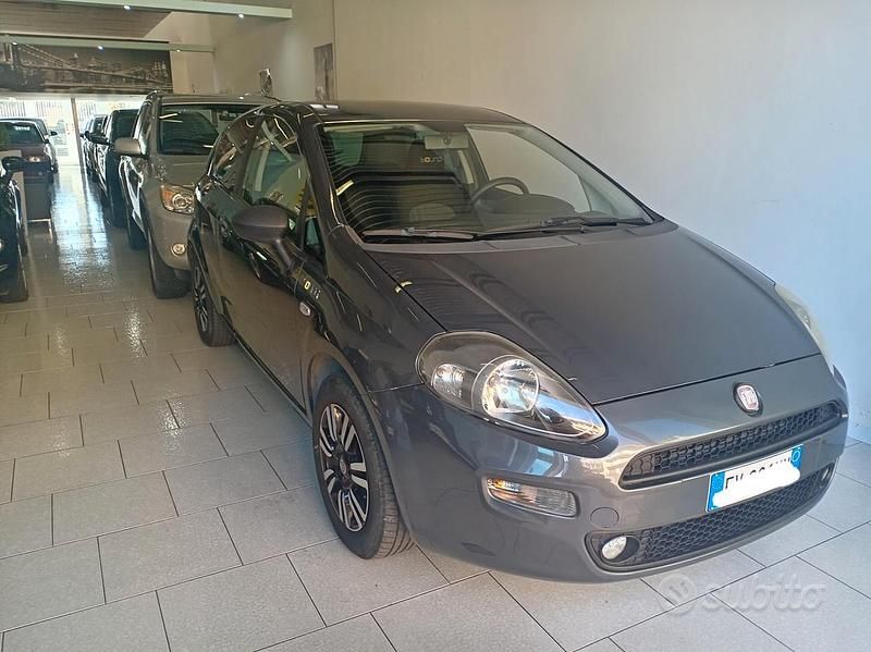 Usata Fiat Punto Lounge 69 CV (50 kW) 2014 Grigio Utilitaria