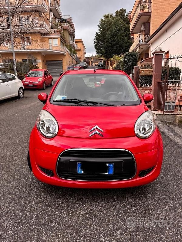 Usata Citroën C1 68 CV (50 kW) 2009 Rosso Utilitaria