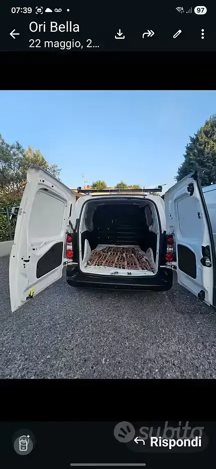 Usata Peugeot Partner 2017 Bianco