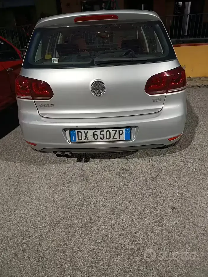 Usata VW Golf VI 110 CV (80 kW) 2009 Grigio Utilitaria