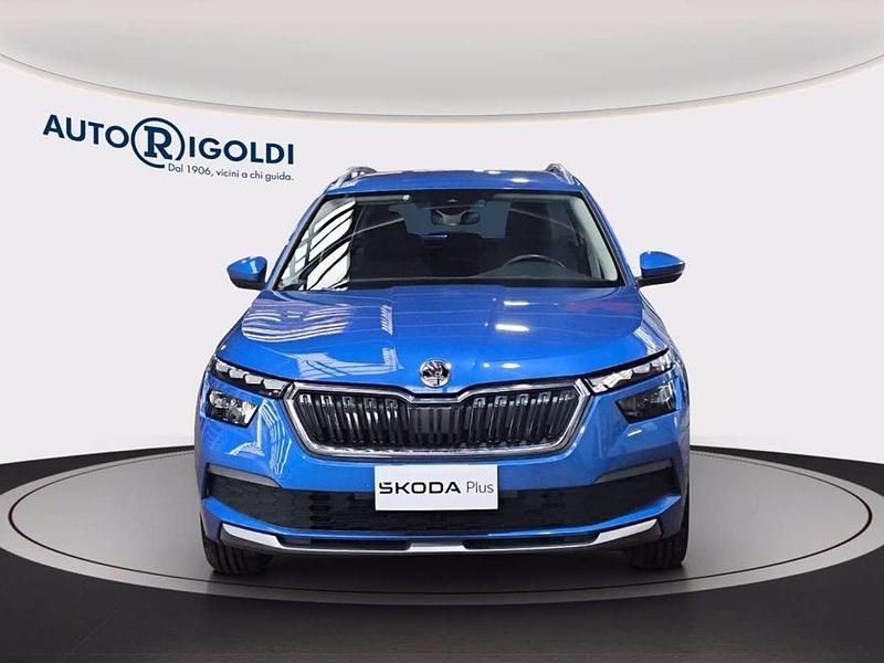 Usata Skoda Kamiq Style 110 CV (80 kW) 2023 Blu race metallizzato SUV