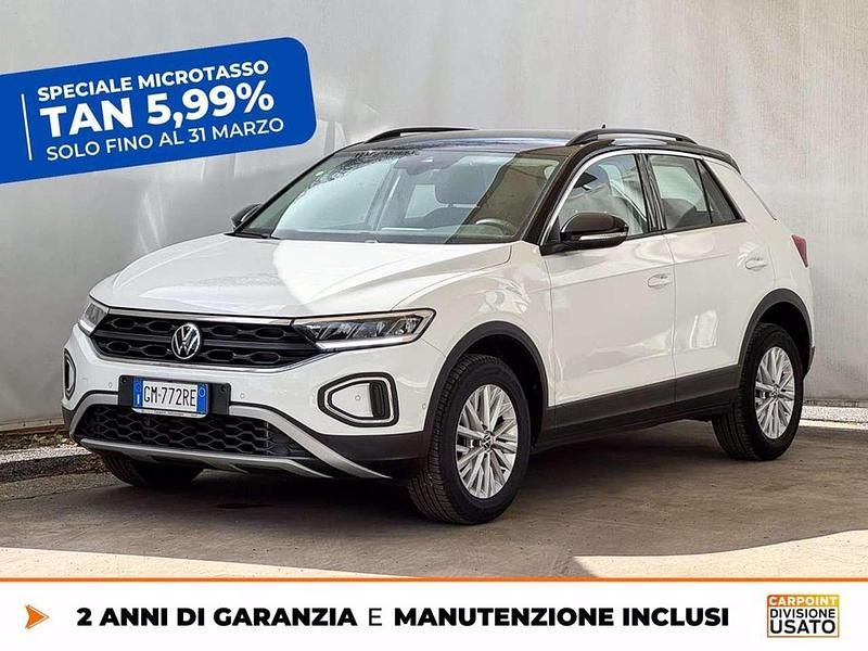 Usata VW T-Roc Life 110 CV (80 kW) 2023 Bianco SUV