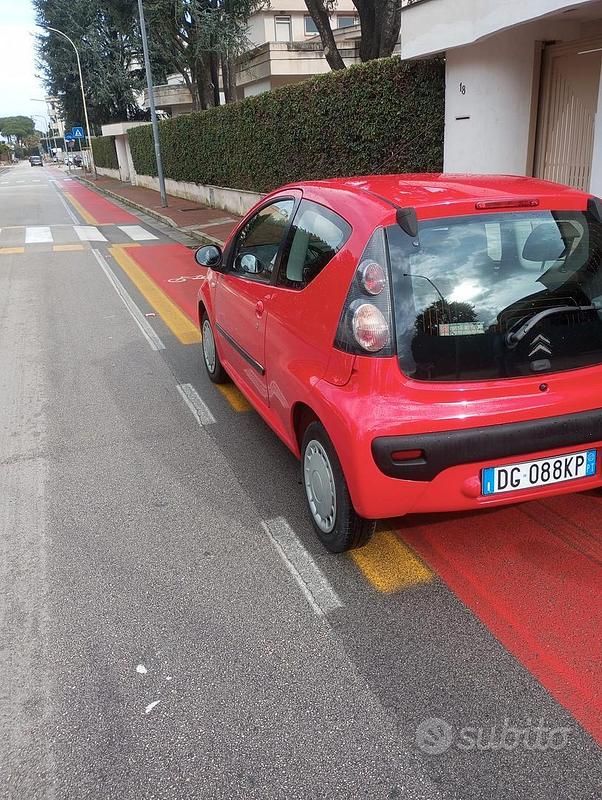 Usata Citroën C1 68 CV (50 kW) 2007 Rosso Utilitaria
