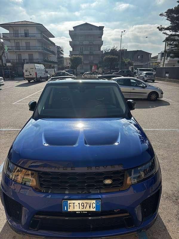 Blu/azzurro Usata 2019 Land Rover Range Rover Sport SVR SUV | 49.900 € (Buon prezzo) - Immagine 1/4