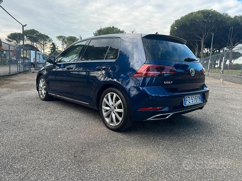 Usata VW Golf VII 150 CV (110 kW) 2018 Blu Berlina