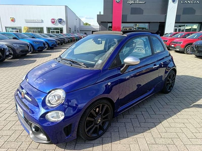 Blu/azzurro Usata 2016 Abarth 595C Turismo Cabrio | 16.900 € (Cara) - Immagine 1/4