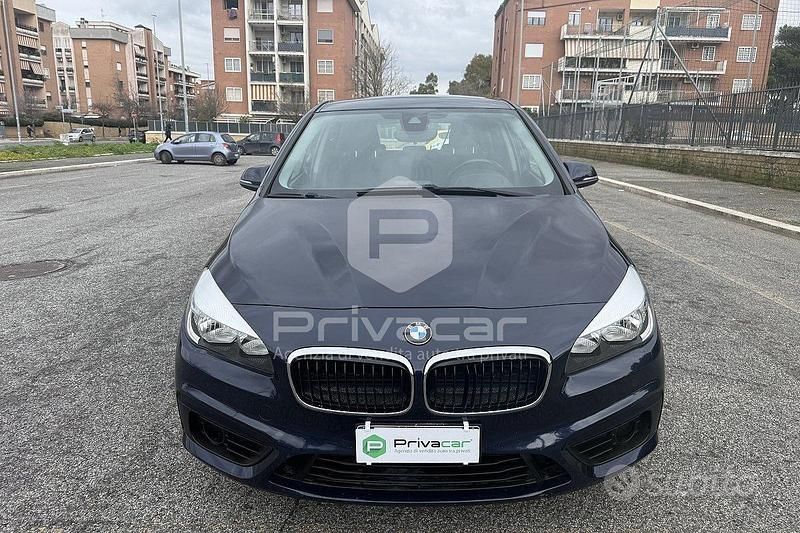 Usata BMW 218 Active Tourer Efficient Dynamics 150 CV (110 kW) 2018 Blu Monovolume