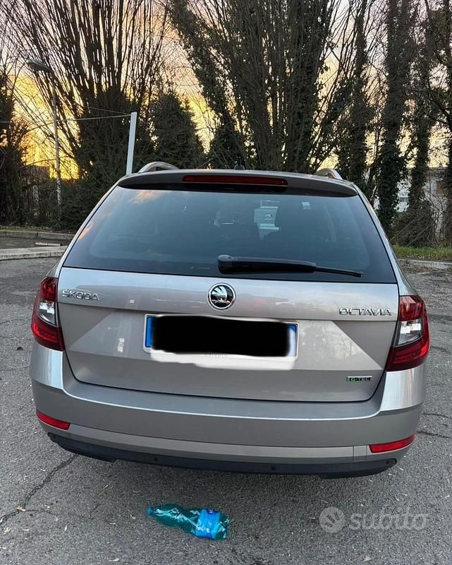 Usata Skoda Octavia G-TEC 110 CV (80 kW) 2018 Grigio Station wagon