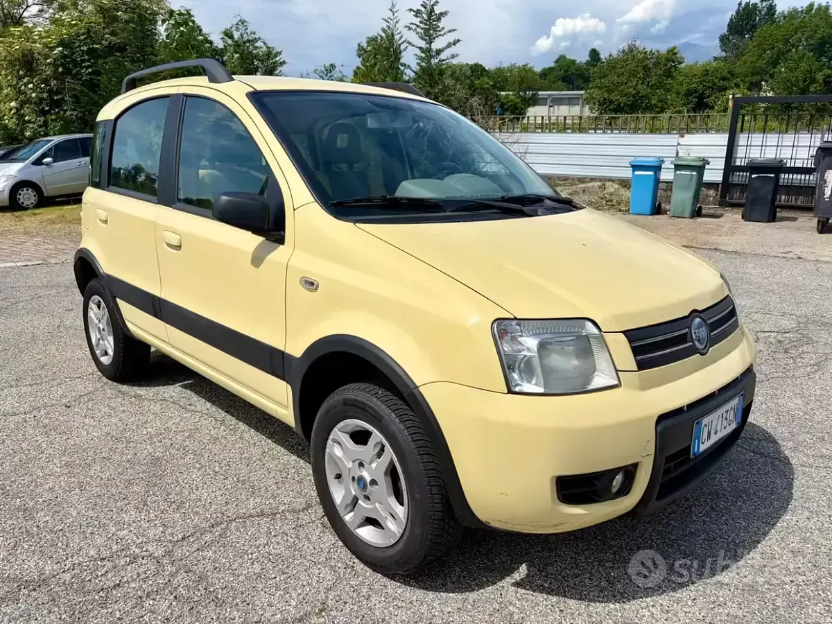 Usata Fiat Panda 4x4 Climbing 60 CV (44 kW) 2005 Giallo Utilitaria