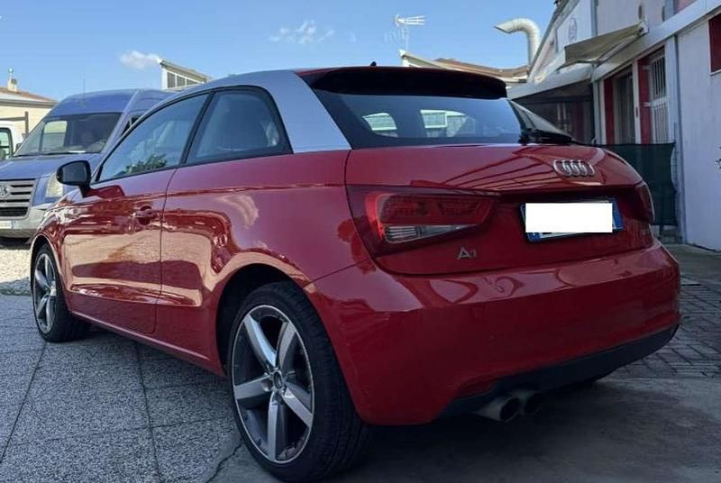 Usata Audi A1 Ambition 122 CV (89 kW) 2010 Rosso Utilitaria