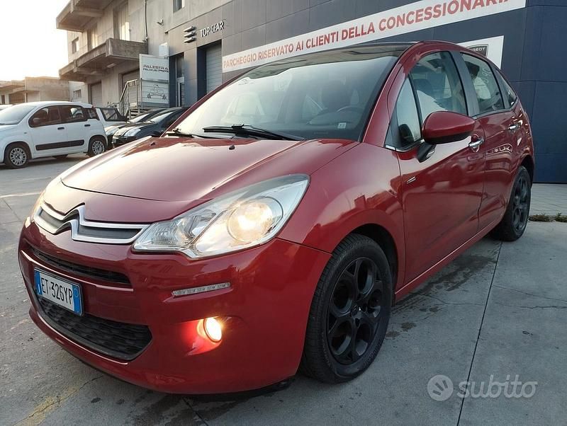 Usata Citroën C3 Exclusive 68 CV (50 kW) 2014 Rosso Berlina